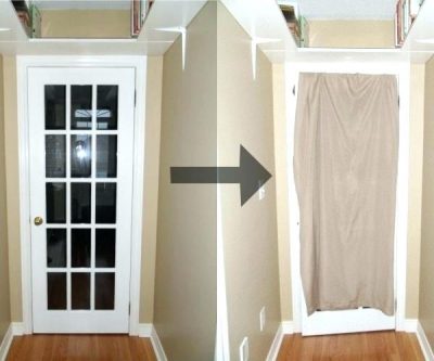 Hang Soundproofing Curtains Over the Door