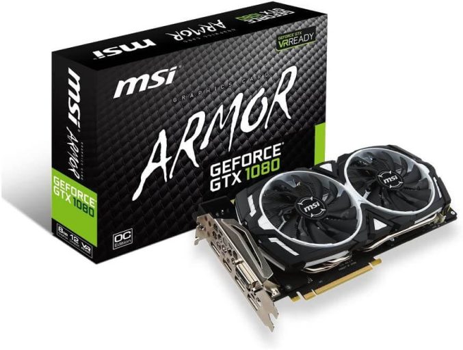 MSI Gaming GeForce GTX 1080 8GB GDDR5X