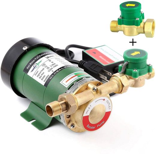 BOKYWOX 110V 90W Home Water Pressure Booster Pump