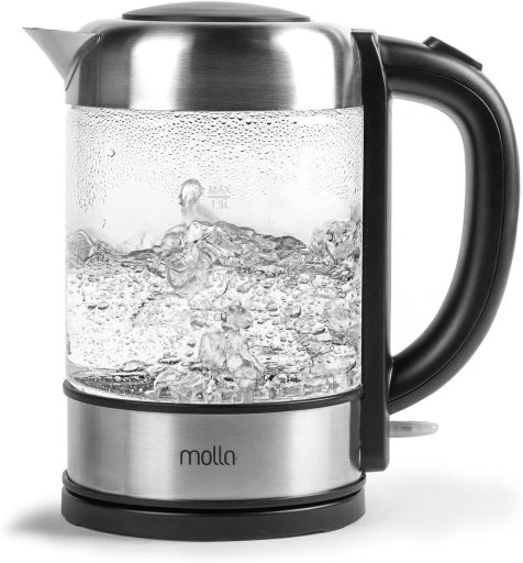 Molla Puro Electric Water Kettle with Premium Glass